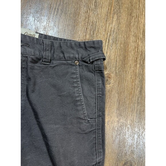 Duck Camp Brush Cordura Pants Mens 32R Gray Stretch Canvas Straight Leg - Picture 4 of 13